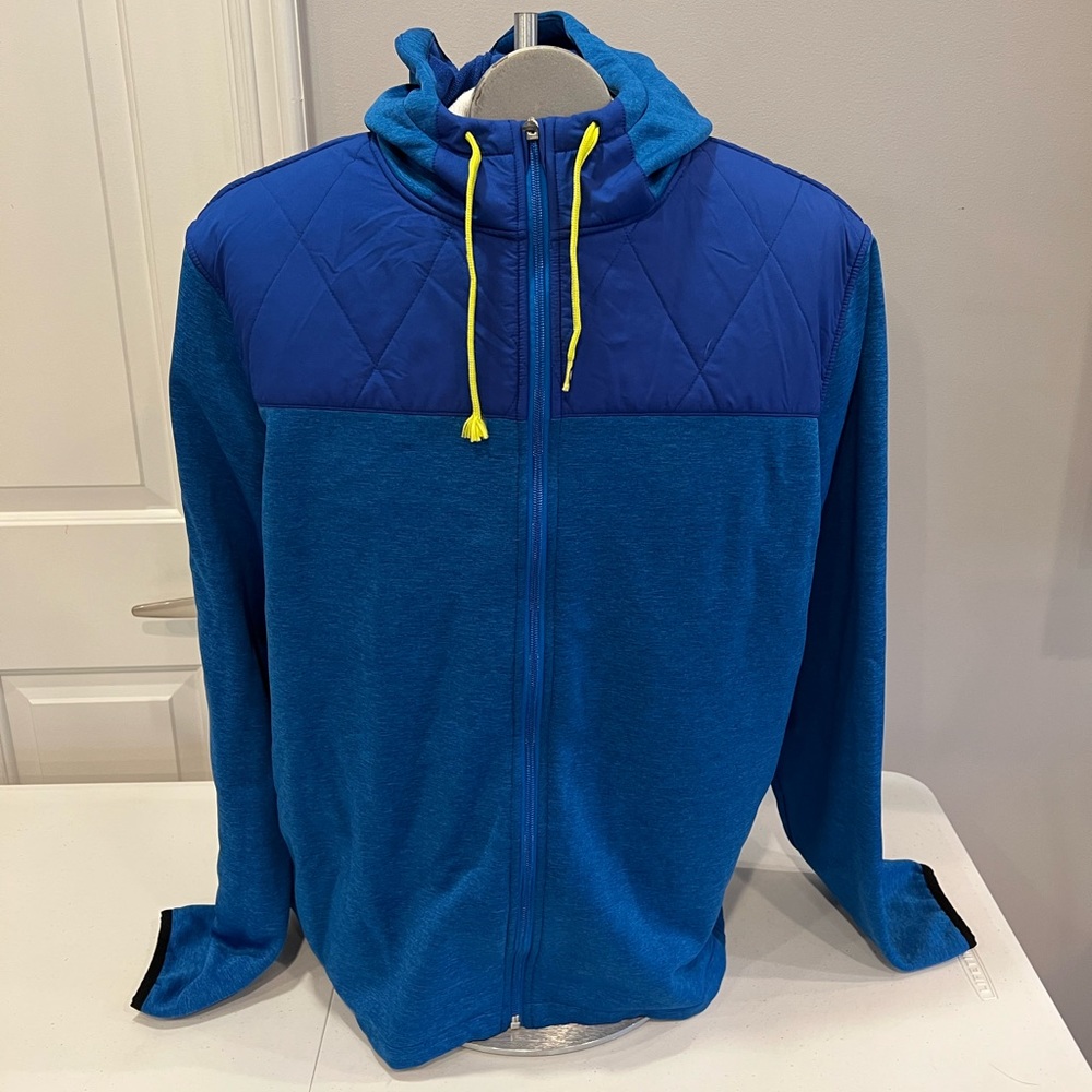 Oakley zip up medium weight sweatshirt material jacket